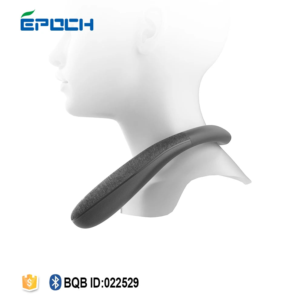 Wireless Neckband Speaker Wearable Surround Sound Bluetooth Neck Speakers With Microphone For TV Gaming free Hands