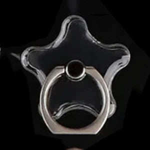 2pcs 1pcs Finger Ring Mobile Phone Smartphone Stand Holder Round Phone Ring Transparent Heart holder Star Socket Car Mount Stand