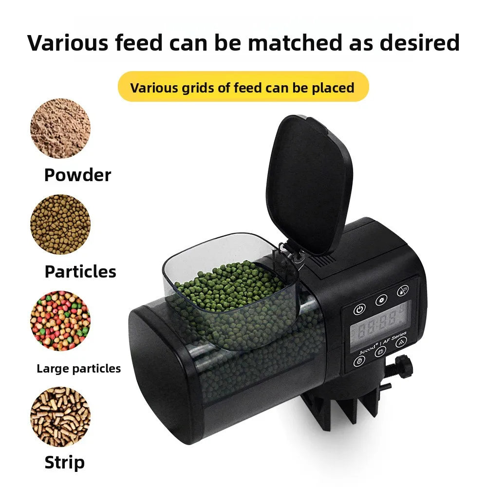 Jebao Fish Tank Aquarium Feeder Ornamental Fish Intelligent Large Capacity Timed Feeding Device