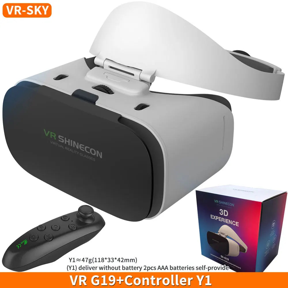Virtual Reality 3D VR Glasses Shinecon G19 VR Glasses Google Cardboard Headset Virtual Glasses for ios Android Smartphone