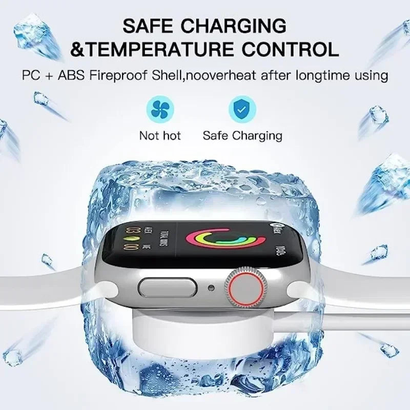Magnetic Wireless Charger Magsafe For Apple Watch Series 10 9 Ultra 2 SE USB Type C PD Charging Cable For iWatch 10 9 8 7 6 5