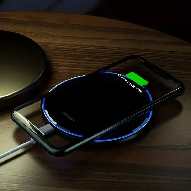 Wireless Chargers Pad Stand 30W Fast Wireless Charging Dock Station for Apple iPhone 8-16 Samsung Galaxy S22 S20 S24 Note Xiaomi