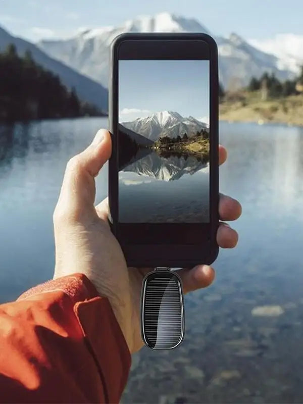 Solar Mini Power Bank Key Ring Portable Solar Phone Charger Emergency Portable Charger Small Size Powerbank For Outdoor Camping