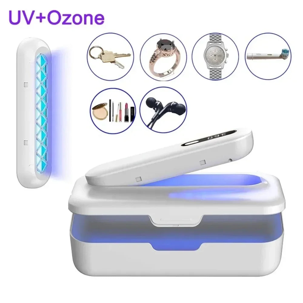 Portable Version Multifunctional UV Sterilizer Box for Underwear Cell Multifunctional Disinfection Case UVC Light Sanitizer Wand