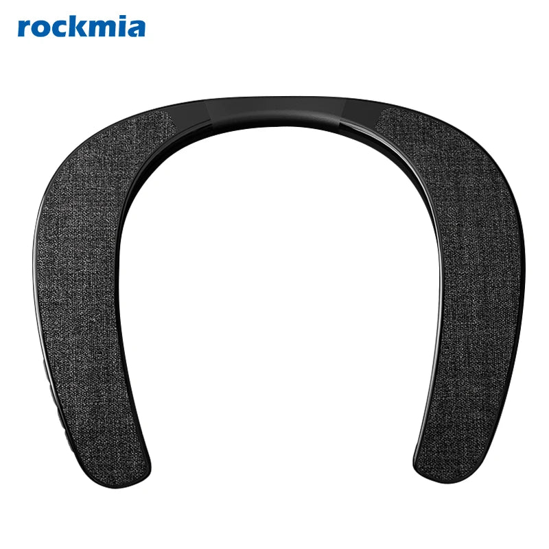 Rockmia EBS-905 Wireless Wearable Neckband Bluetooth Speaker TF card Stereo Music Player Microphone Bass FreeHands Speaker