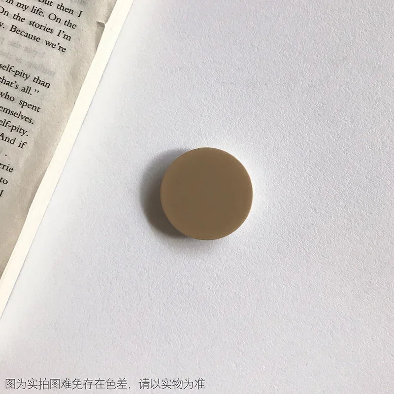 Luxury Glossy Phone Socket for iPhone 15 14 12 13 Foldable Stretch Grip Tok Phones Holder Finger Ring Stand for Xiaomi Huawei