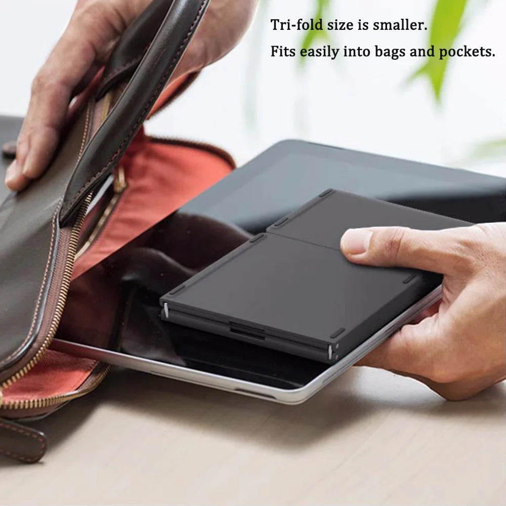 Folding Keyboard Wireless Bluetooth Keyboard With Touchpad For Windows, Android, IOS,Phone,Mini Multi-Function Button Keyboard