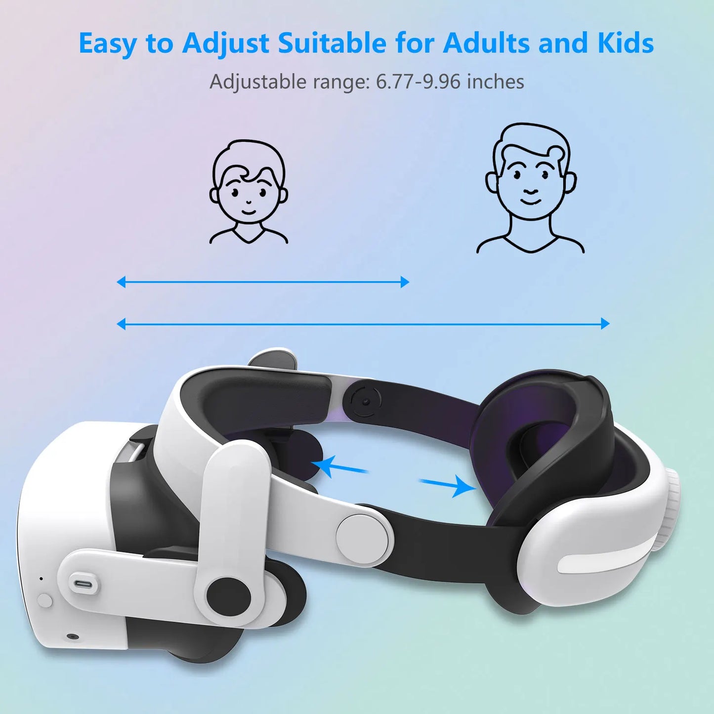 For Meta quest3 and quest3s Adjustable Headsets Wear comfortable and pressure free quest3 Headsets with VR accessories