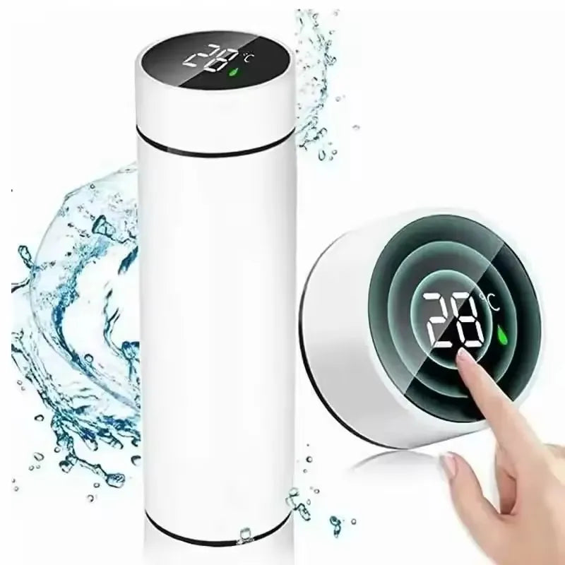 500ML Stainless steel thermos bottle with digital temperature display, Intelligent temperature measurement cup, LED
