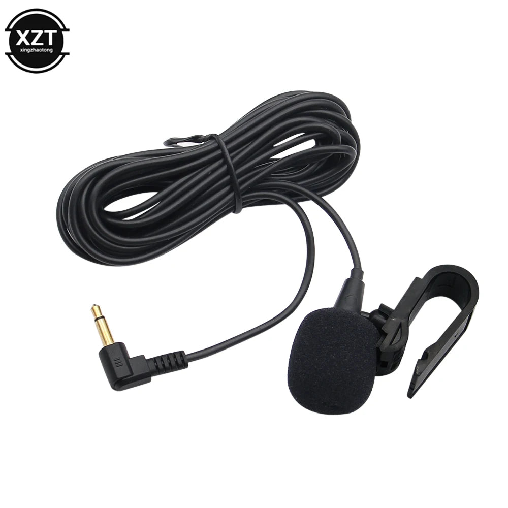 MINI Professionals Car Audio Microphone 3.5mm Jack Plug Mic Mono Mini Wired External Microphone for PC Auto Car DVD Radio NEW