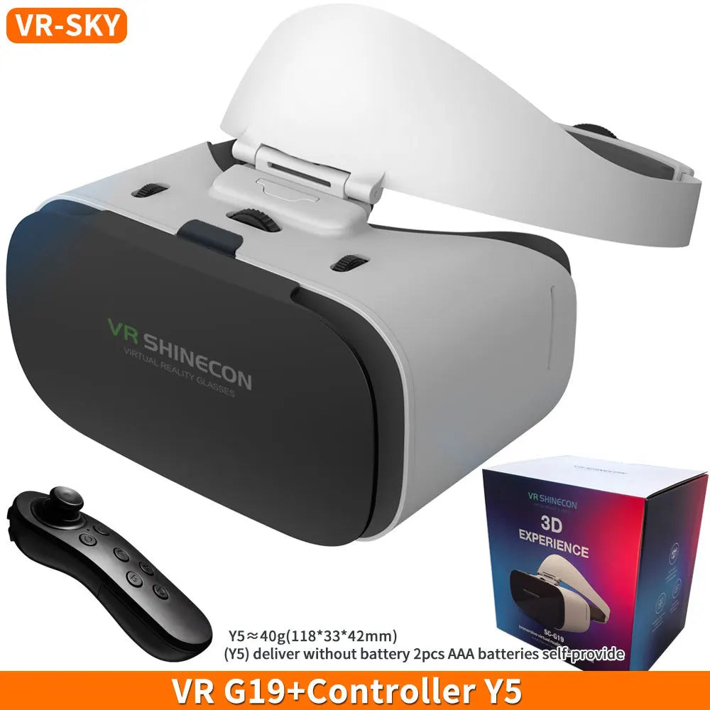 Virtual Reality 3D VR Glasses Shinecon G19 VR Glasses Google Cardboard Headset Virtual Glasses for ios Android Smartphone