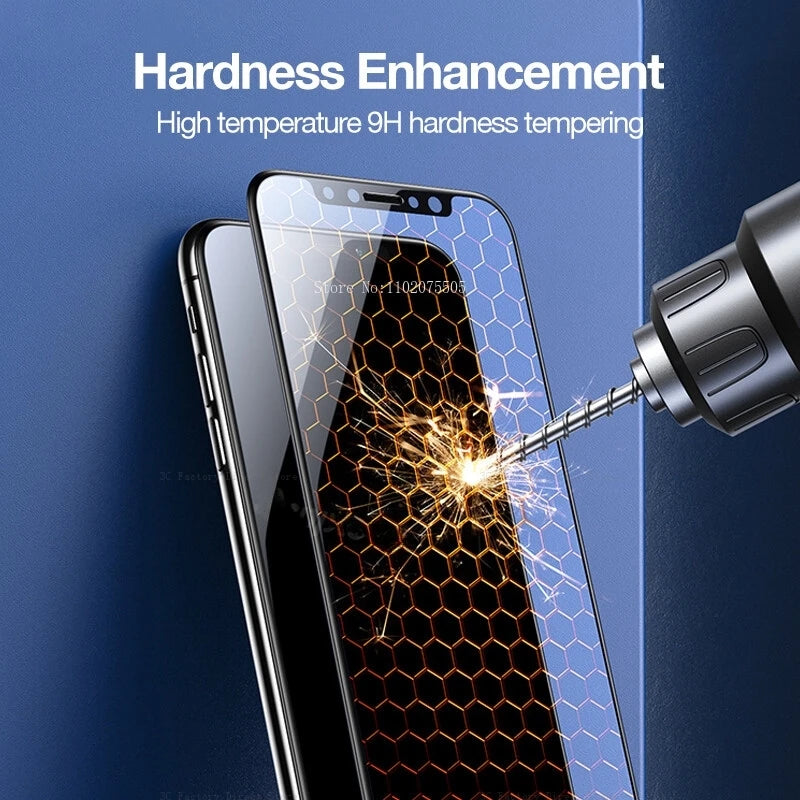 Privacy Screen Protector For iPhone 11 12 13 14 Pro Phone Glass For iPhone 15 Pro Max Xs Max XR 6 7 8 Plus SE2 Protective Glass