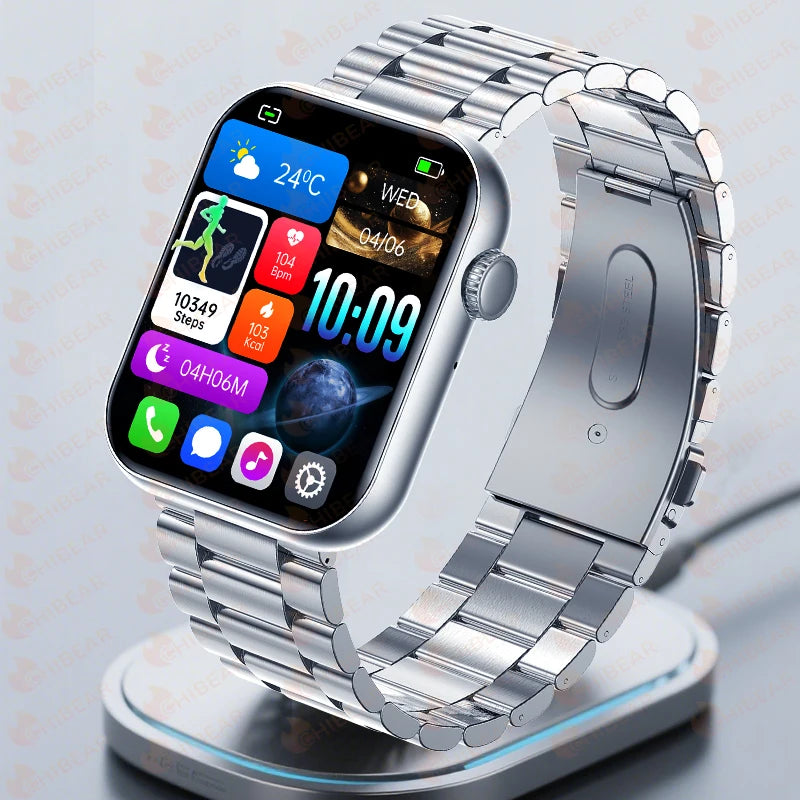 2025 New For Apple DT Watch 10 Smart Watch Men Women Waterproof Support 120 Sports ECG+PPG 1.81 inch Bluetooth Call Smart Watch