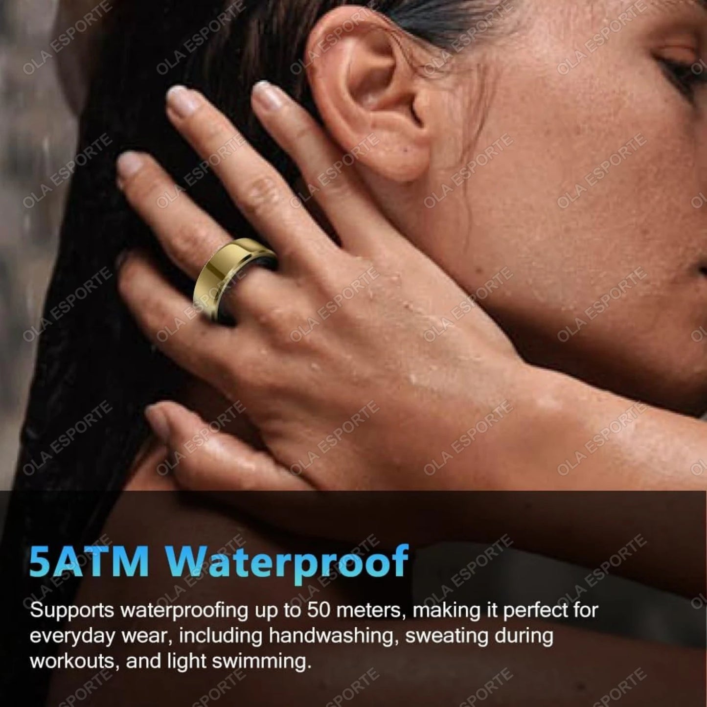 2025 New For Xiaomi Smart Ring Men Women, Heart Rate and Blood Oxygen Monitor Smartring IP68 & 5ATM Waterproof, Multi-sport Mode