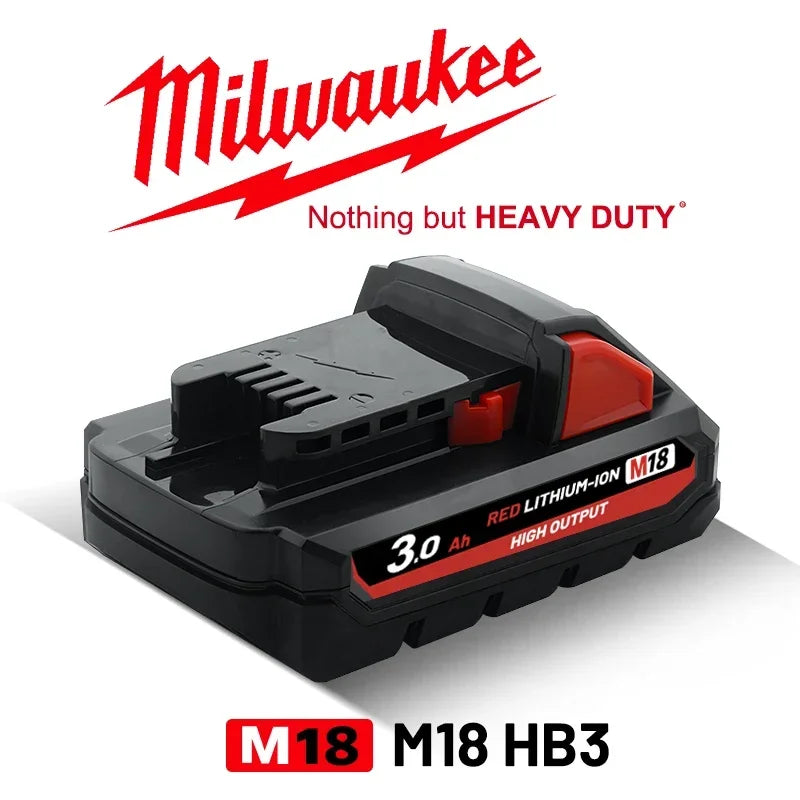 original Milwaukee M18 Power Tool Battery, Charger, 18V 6Ah Li-Ion M18B5 48-11-1860 48-11-1850 48-11-1840 48-11-1830 48-11-1820