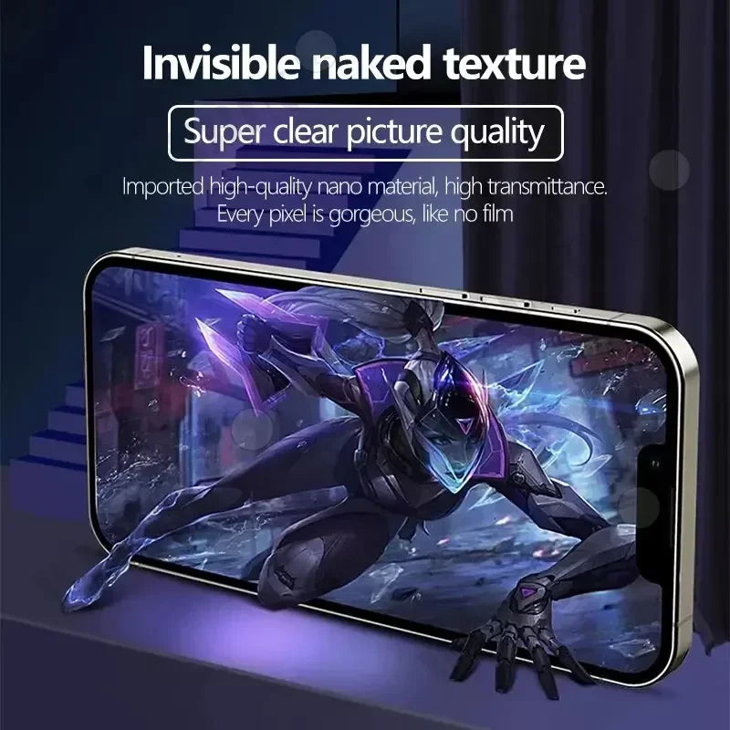 5 Pcs Hydrogel Film For iPhone 16 16e 15 14 13 12 11 Pro Max Plus 13 12 Mini 8 7 Plus SE XR X XS 6 Full Cover Screen Protector