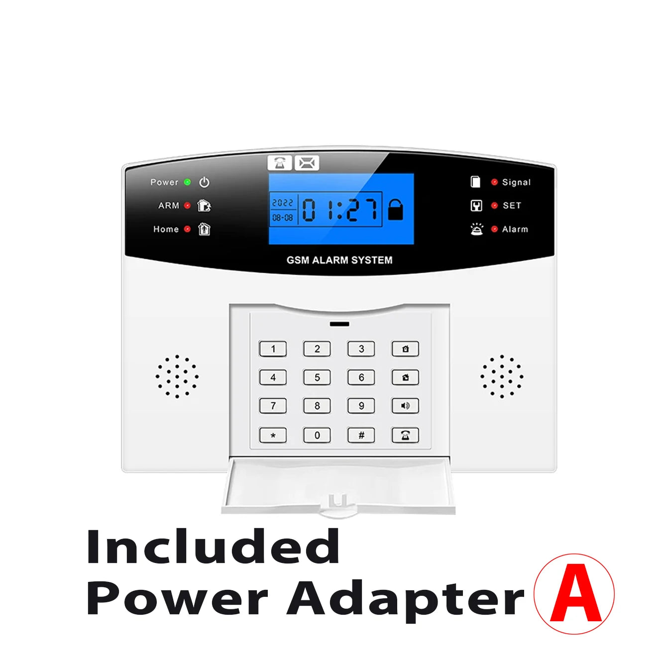 GSM WiFi Smart Alarm System, Wireless DIY Smart Home Security System With APP Control,Works with Alexa,for Houses,Apartments