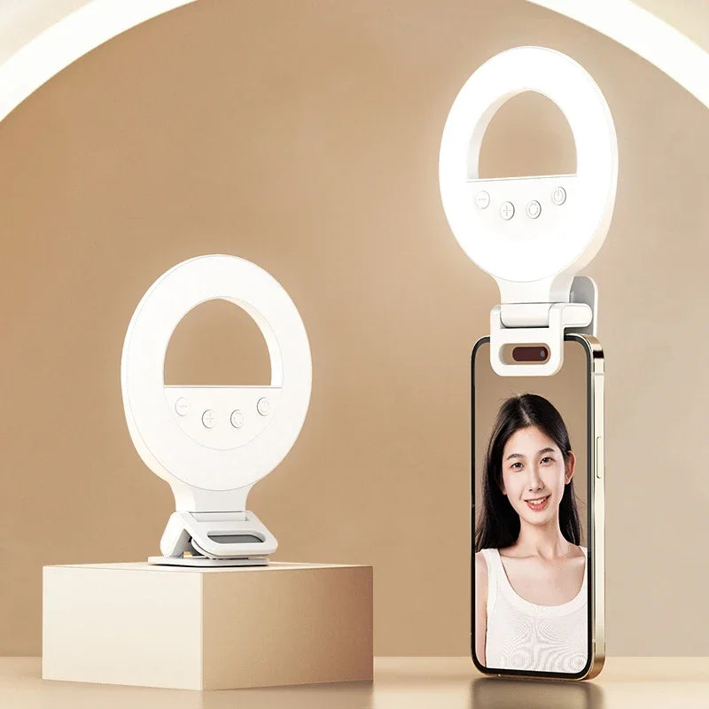 Mobile Phone Fill Light Portable Live Broadcast Handheld Led Lighting Desktop Selfie Outdoor Ring Mini Light