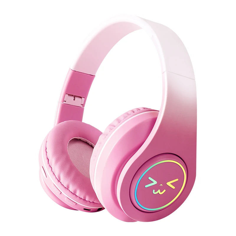 5.3 Earphone Bluetooth Wireless Earphones GRB Glow Original Gaming Headset Gamer With Mic Noise Canceling Headphones Girls Gifts
