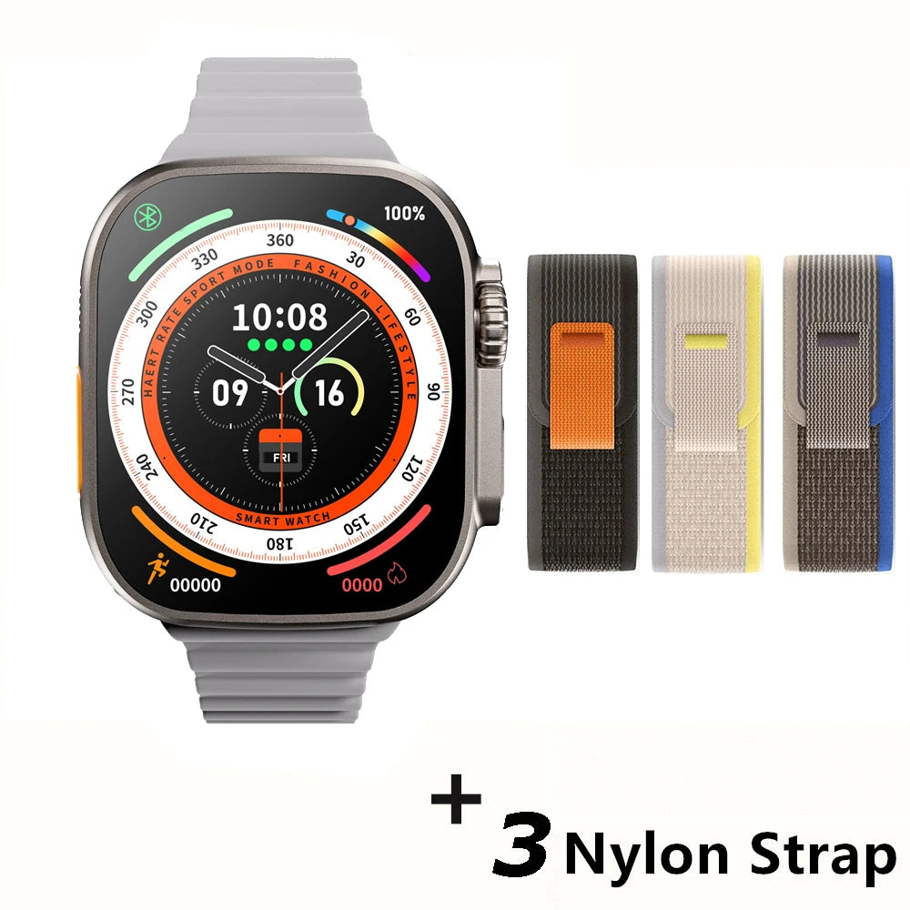 GPS Smart Watch 10 ultra 3 Pro MAX Gen2 49mm Amoled Screen Smartwatch Refresh Rate Wireless Charging Men Women Sport For Apple