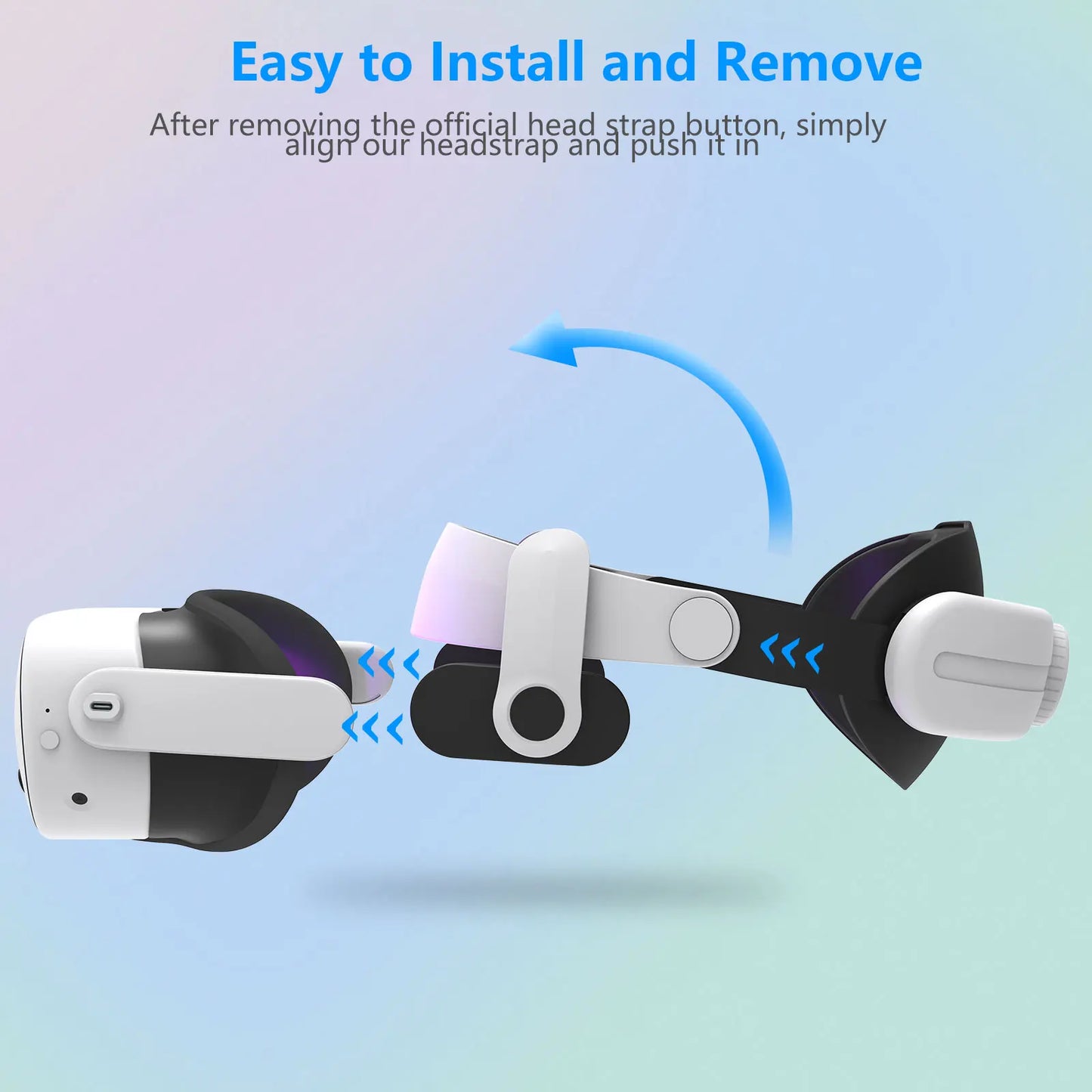 For Meta quest3 and quest3s Adjustable Headsets Wear comfortable and pressure free quest3 Headsets with VR accessories