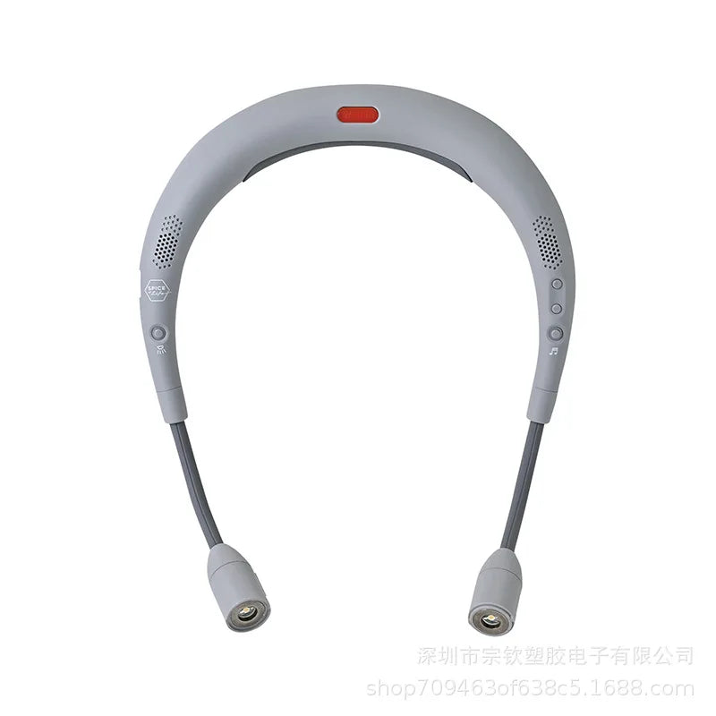 Neck Mounted Bluetooth Speaker With Flashlight And 39 ℃ Constant Temperature Heating Function Suitable For Reading And Exercise