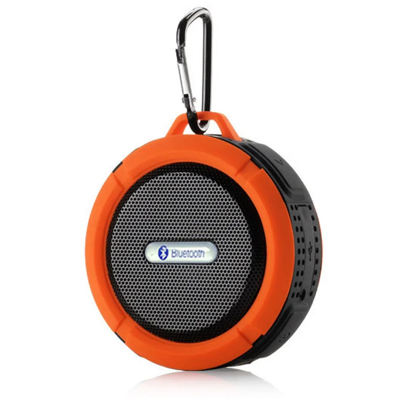 C6 Portable Wireless Bluetooth Speaker Waterproof Suction Cup Outdoor Sport Sound Box Mini Subwoofer Audio TF Mobile Loudspeaker