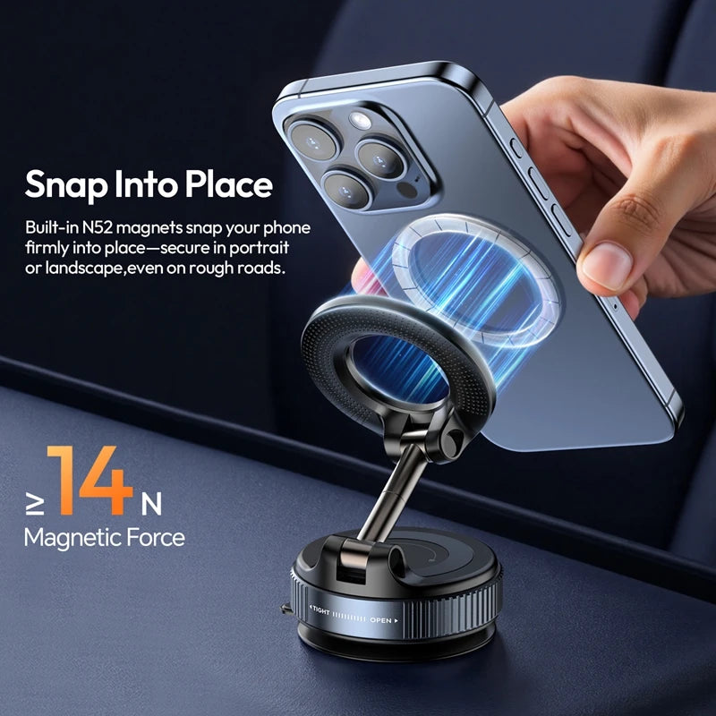 Ulanzi SK-25 Magnetic Car Phone Holder Suction Cup Car Specific Navigation Vacuum Support GPS Fixed Camera Position Shooting