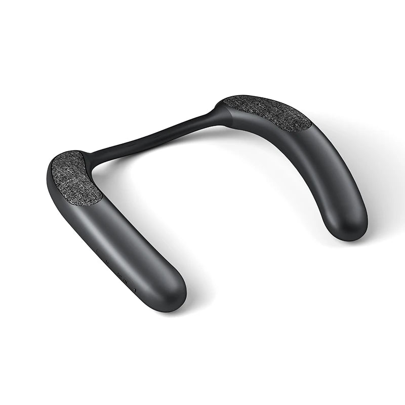 Rockmia EBS-910 Portable Wireless Bluetooth Speake Neck Wearable TF card Stereo Music Player Microphone Bass AAC Speaker