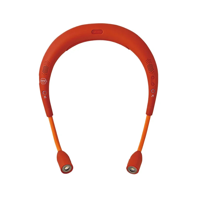 Neck Mounted Bluetooth Speaker With Flashlight And 39 ℃ Constant Temperature Heating Function Suitable For Reading And Exercise