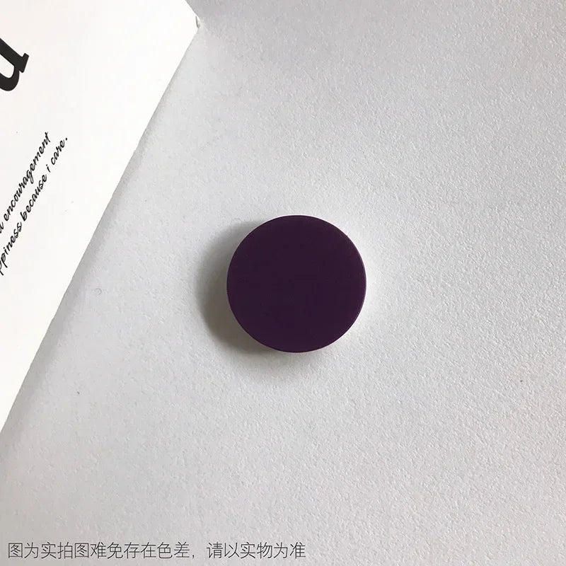 Luxury Glossy Phone Socket for iPhone 15 14 12 13 Foldable Stretch Grip Tok Phones Holder Finger Ring Stand for Xiaomi Huawei