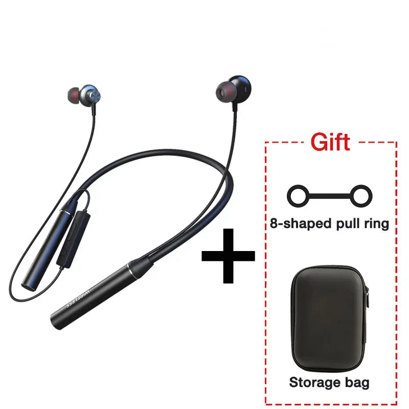 EARDECO 180 Hour Playback Bluetooth Headphone with Mic Wireless Headphones Bass Sport Wireless Earphones Headset Neckband Stereo