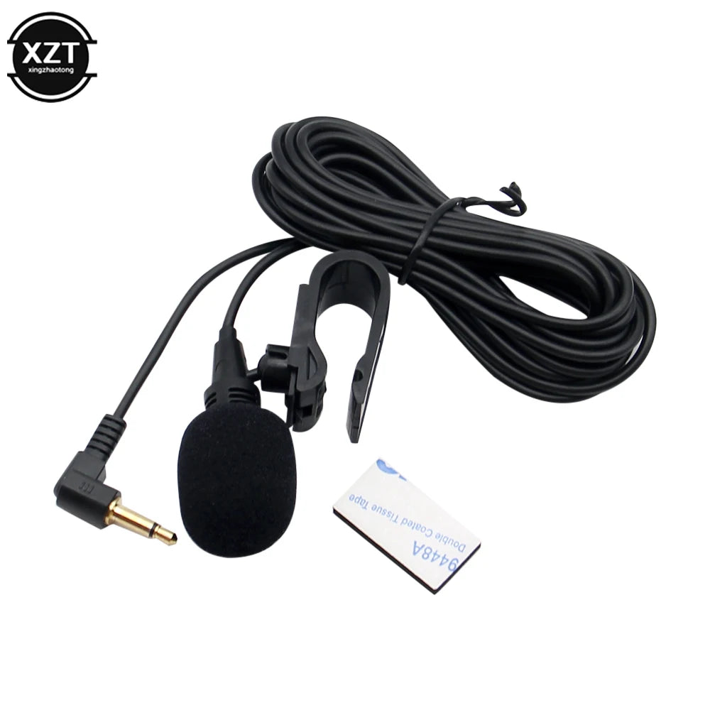 MINI Professionals Car Audio Microphone 3.5mm Jack Plug Mic Mono Mini Wired External Microphone for PC Auto Car DVD Radio NEW
