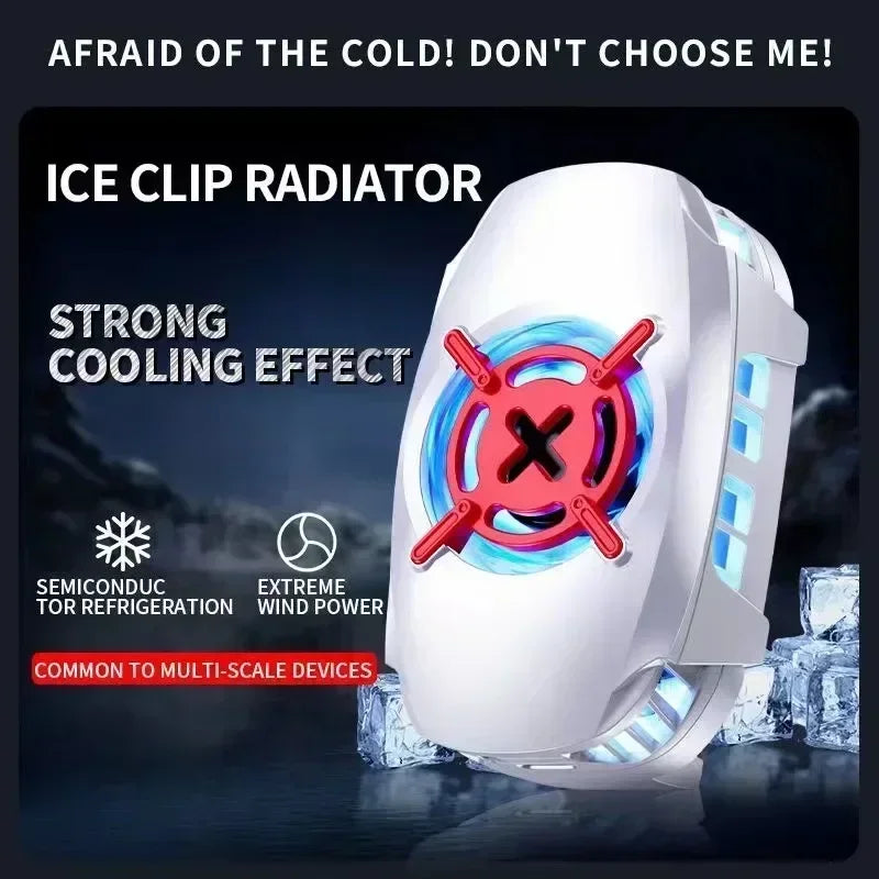 A01 Mobile Phone Back-clip Semiconductor Cooling Fan Radiator for IOS Android PUBG Cooler Live Cool Heat Sink Game Accessories
