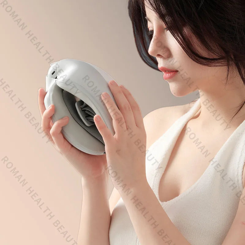 Smart Heated Eye Massager with Steam & Rechargeable, Kids/Adults Eye Care Mask for Relieving Eye Strain, Headache,Portable Sleep