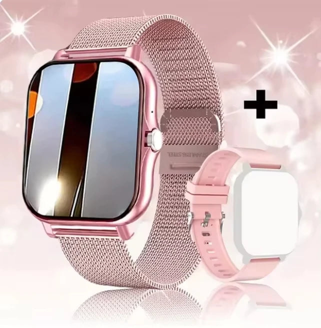 KESHUYOU 2025 Smart Watch Answer Make Call Message Preview Sport Mode DIY Dial Sleep Monitor Smart Watch for Men Women Gifts
