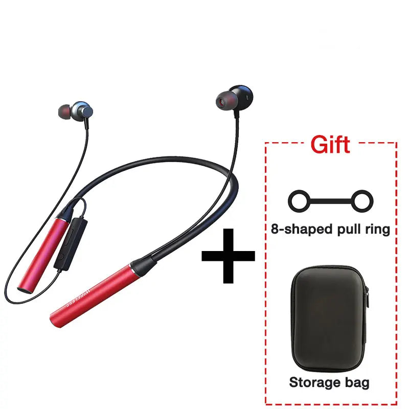 EARDECO 180 Hour Playback Bluetooth Headphone with Mic Wireless Headphones Bass Sport Wireless Earphones Headset Neckband Stereo