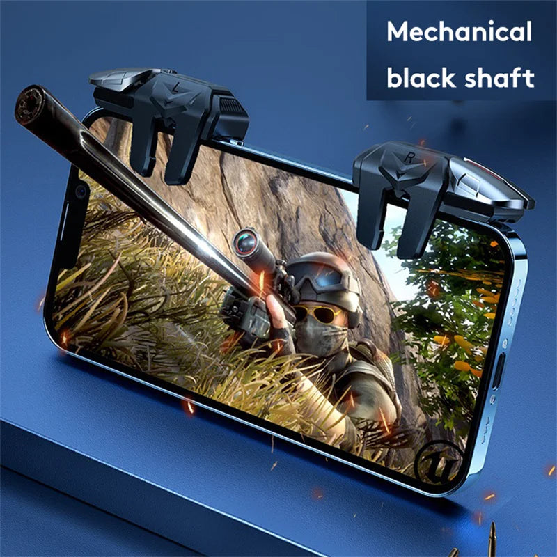 G21 Mobile Game Trigger For PUBG Phone Gaming Controller Alloy Gamepad Joystick Aim Shooting L1 R1 Key Button For iPhone Android