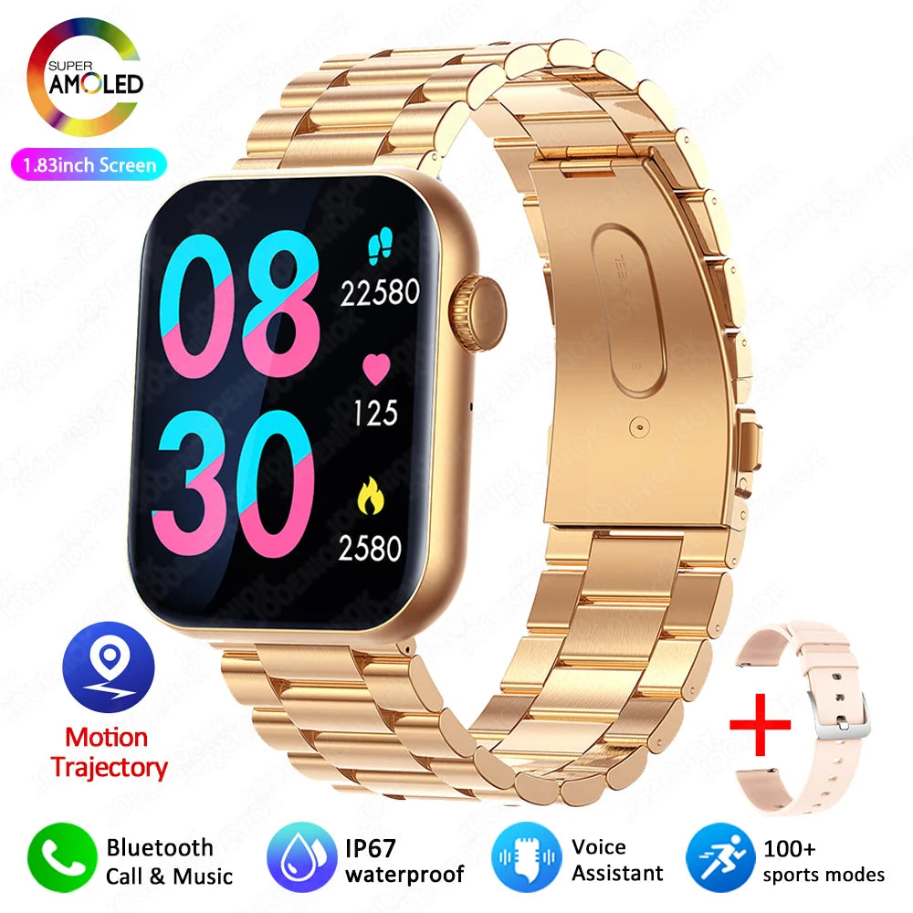 2025 New For Apple DT Watch 10 Smart Watch Men Women Waterproof Support 120 Sports ECG+PPG 1.81 inch Bluetooth Call Smart Watch