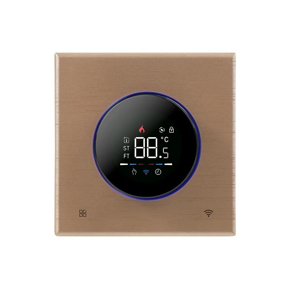 Tuya WiFi Floor Thermostat Smart Home Programmable Digital Knob Thermoregulator Water Gas Bolier Heating Temperature Controller