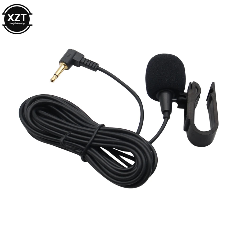 MINI Professionals Car Audio Microphone 3.5mm Jack Plug Mic Mono Mini Wired External Microphone for PC Auto Car DVD Radio NEW