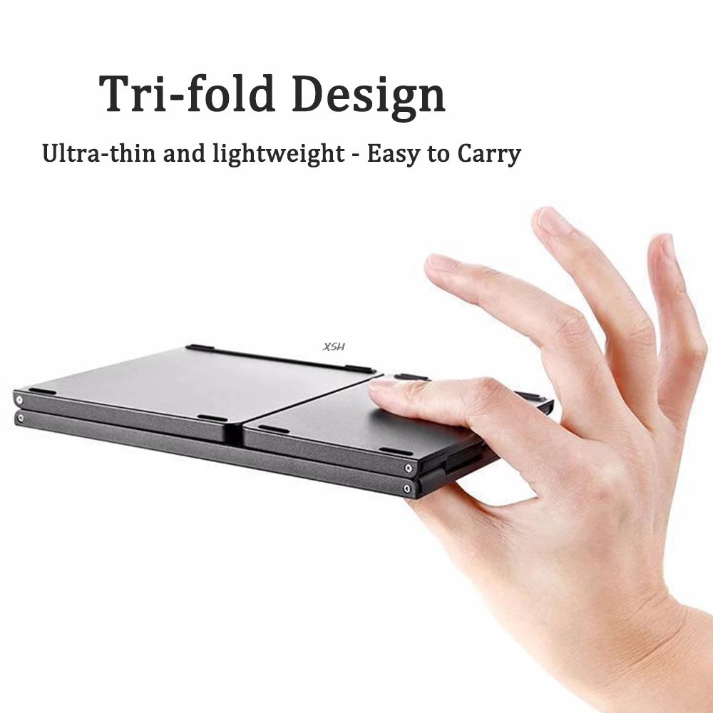 Folding Keyboard Wireless Bluetooth Keyboard With Touchpad For Windows, Android, IOS,Phone,Mini Multi-Function Button Keyboard