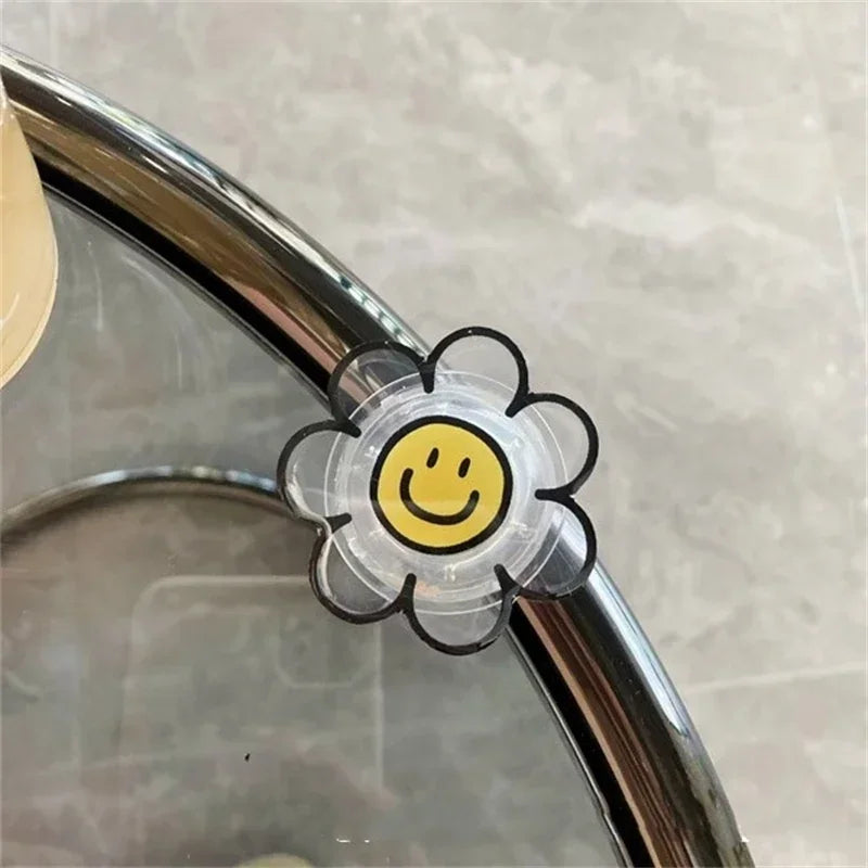 Korea Cute Acrylic Flower Universal Phone Holder Griptok Support for IPhone Samsung Grip Tok Folding Finger Pocket Socket Stand
