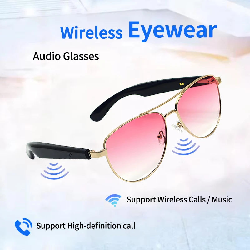 Women Smart Glasses Intelligent Photochromic Sunglasses Day Night Driver Sunglasses UV400 Retro Men Smart Sunglasses High Tech