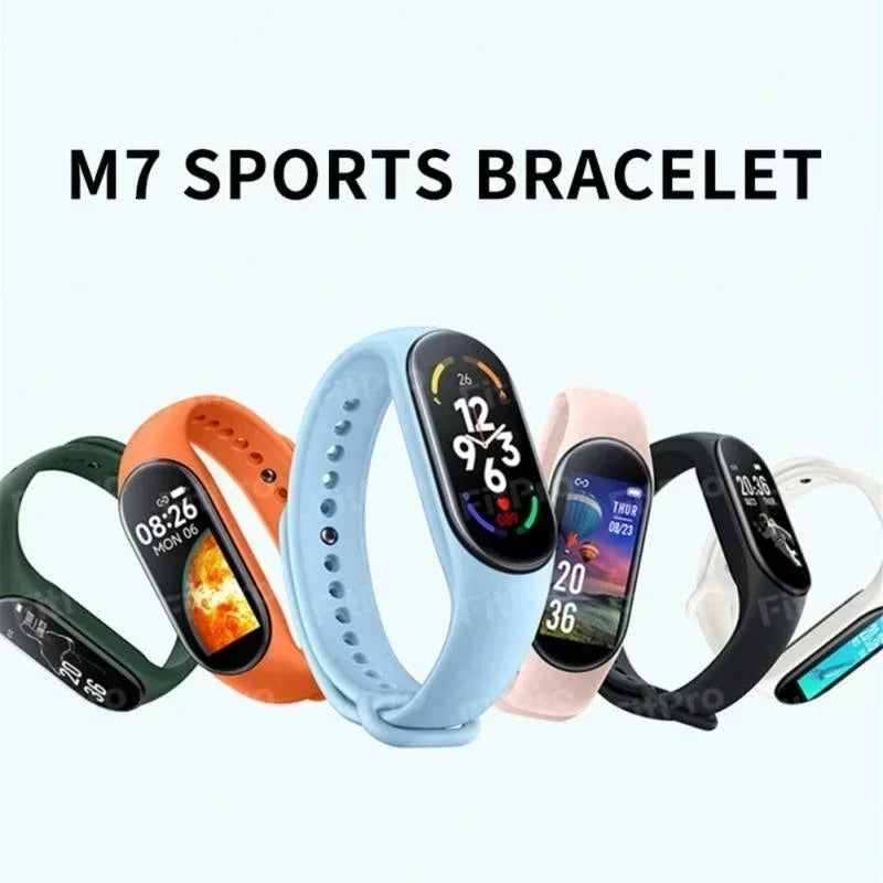 M7 Smart Watch Men Women Smartband Heart Rate Smartwatch Fitness Tracker Blood Pressure Sport Smart Bracelet for xiaomi iPhone