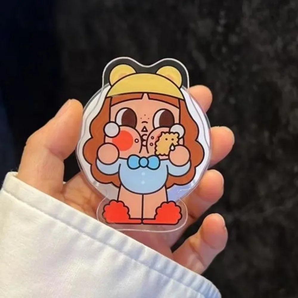 NEW Korea Cartoon Cartoon Strong Magnetic Popsockets Holder for Magsafe Griptok Foldable Stand Finger Bracket Case Accessory