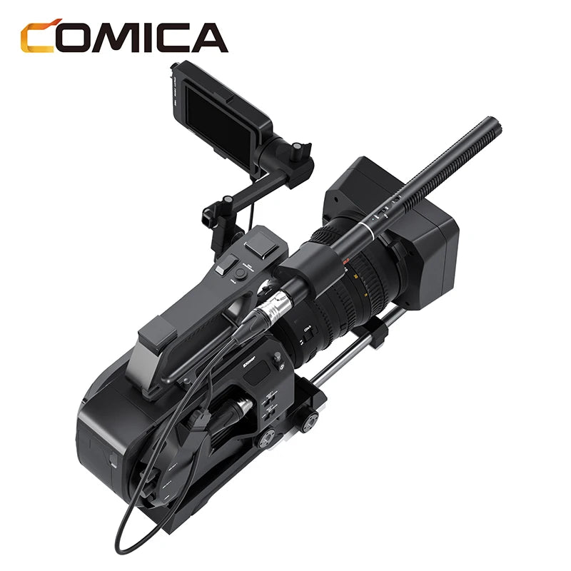 COMICA VP3 Super Cardioid Condenser XLR Shotgun Microphone for video shooting,live streaming, report and podcasting.