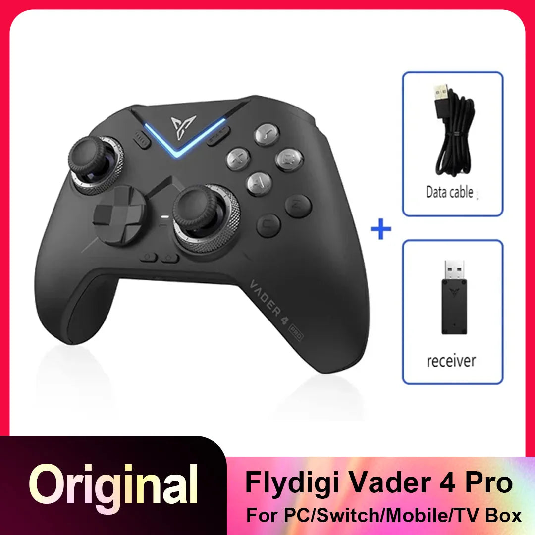 Flydigi Vader 4 Pro Gaming Controller With Hall Rocker Athletic Vibrate Trigger Switch 1000Hz Gamepad For Mobile Switch TV PC