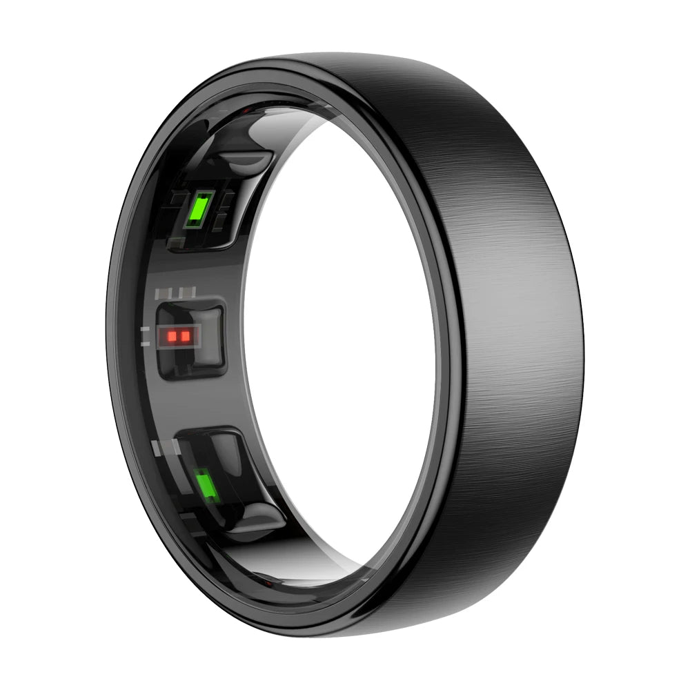 Uhoofit R10 Smart Ring with Charging Dock Men Women Health Sleep Heart Rate Monitoring IP68 & 5ATM Waterproof Multi-sport Mode