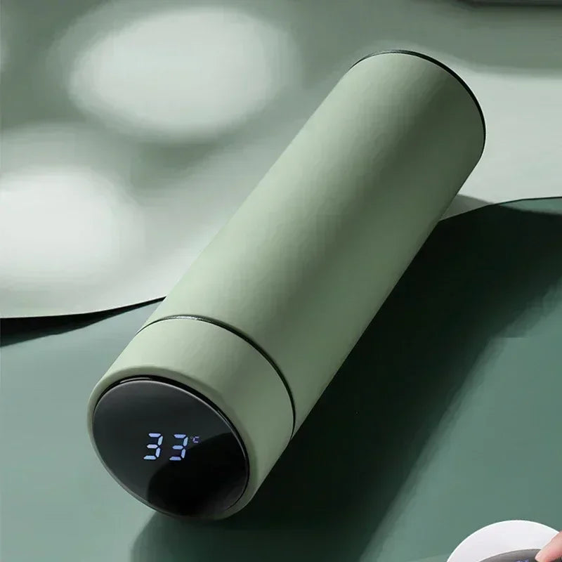 500ML Smart Thermos Water Bottle Stainless Steel Insulation Touch Intelligent Temperature Display Vacuum Flasks Cup Digital Mug